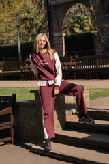 Saint Germain Knit Pant Red Wine