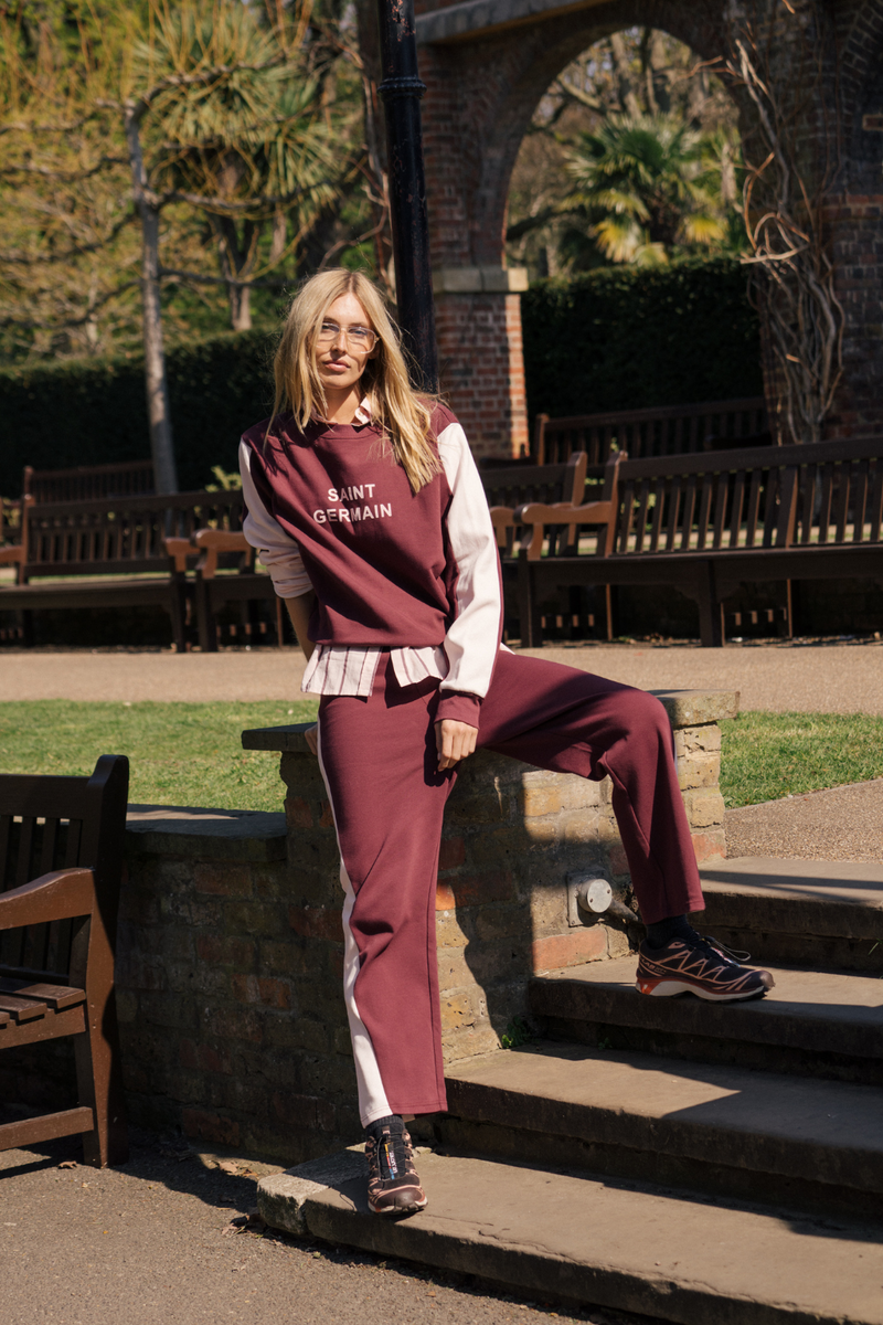 Saint Germain Knit Pant Red Wine