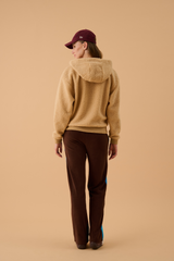 Sherpa Hooded Jacket Macadamia