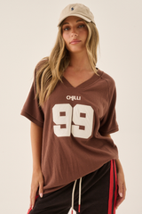 Chilli 99 Waffle Tee Mocha