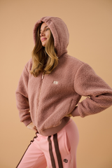 Sherpa Hooded Jacket Blossom