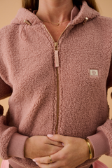 Sherpa Hooded Jacket Blossom