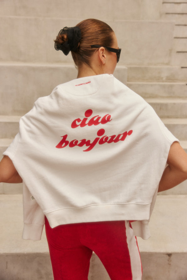 Ciao Bonjour Sweatshirt Snow