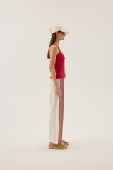 Chilli Knit Tank Poppy Red