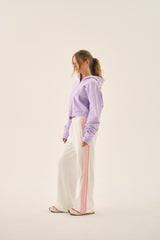 A James Zip Hoodie Lavender