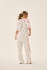 James College Waffle Tee Snow