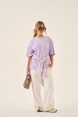 AJJA Stripe Shirt Lavender