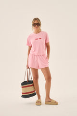 Signature Terry Short Candy Pink