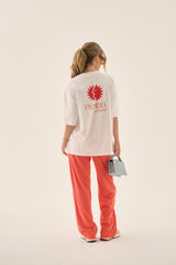Palmera Oversized Sun Tee Warm White