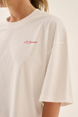 Palmera Oversized Sun Tee Warm White