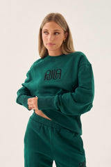 AJJA Sweatshirt Storm Green