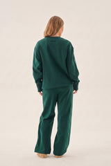 AJJA Sweatshirt Storm Green