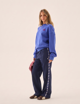 A James Sweatshirt Cobalt Blue