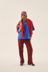 Palermo Panel Oversized Tee Cobalt Blue