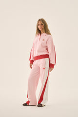 Waffle Splice Sweatshirt Ballet Pink