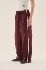 AJ Piping Barrel Pant Chocolate