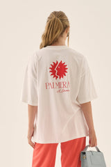 Palmera Oversized Sun Tee Warm White