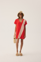 Tropiques Terry Dress Apple Red