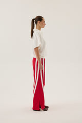 AJ Waffle Short Sleeve Sweatshirt Snow