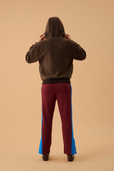 Sherpa Hooded Jacket Dark Chocolate