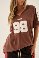 Chilli 99 Waffle Tee Mocha
