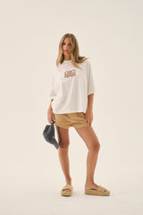 AJJA Oversized Tee Snow
