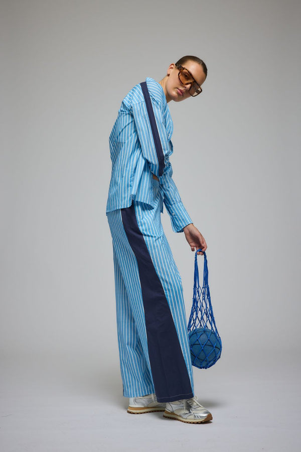 Libby Stripe Pant Sky Blue Stripe