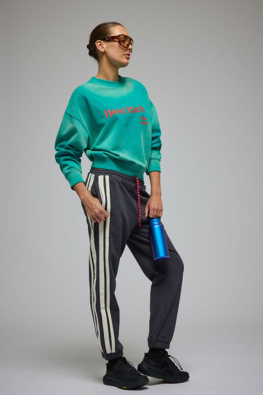 Hotel Paris Sweatshirt Washed Ocean Green – Araminta James