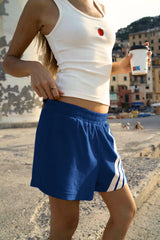 Tropiques Terry Short Spanish Blue