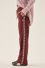 Pomodoro Twill Pant Burgundy
