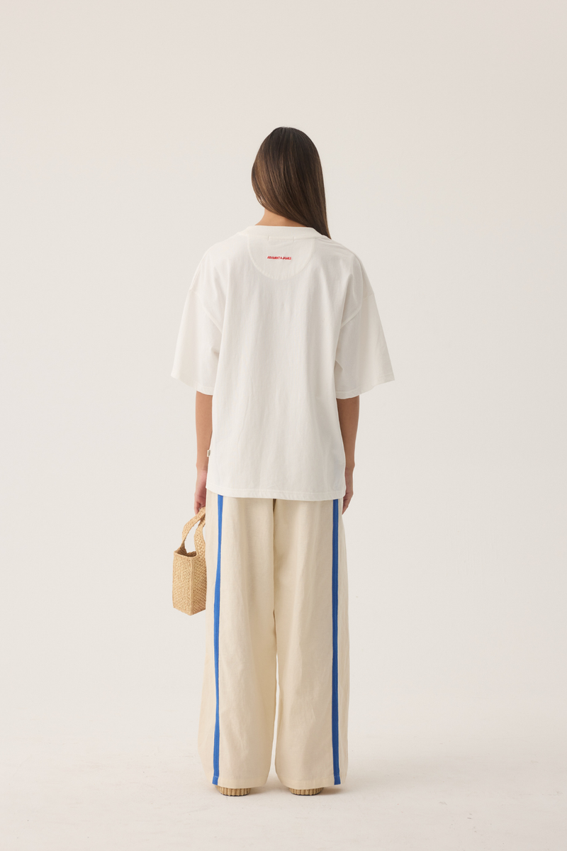 Tropiques Oversized Tee Warm White