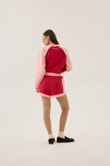 Retro Track Short Poppy Red