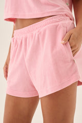 Signature Terry Short Candy Pink