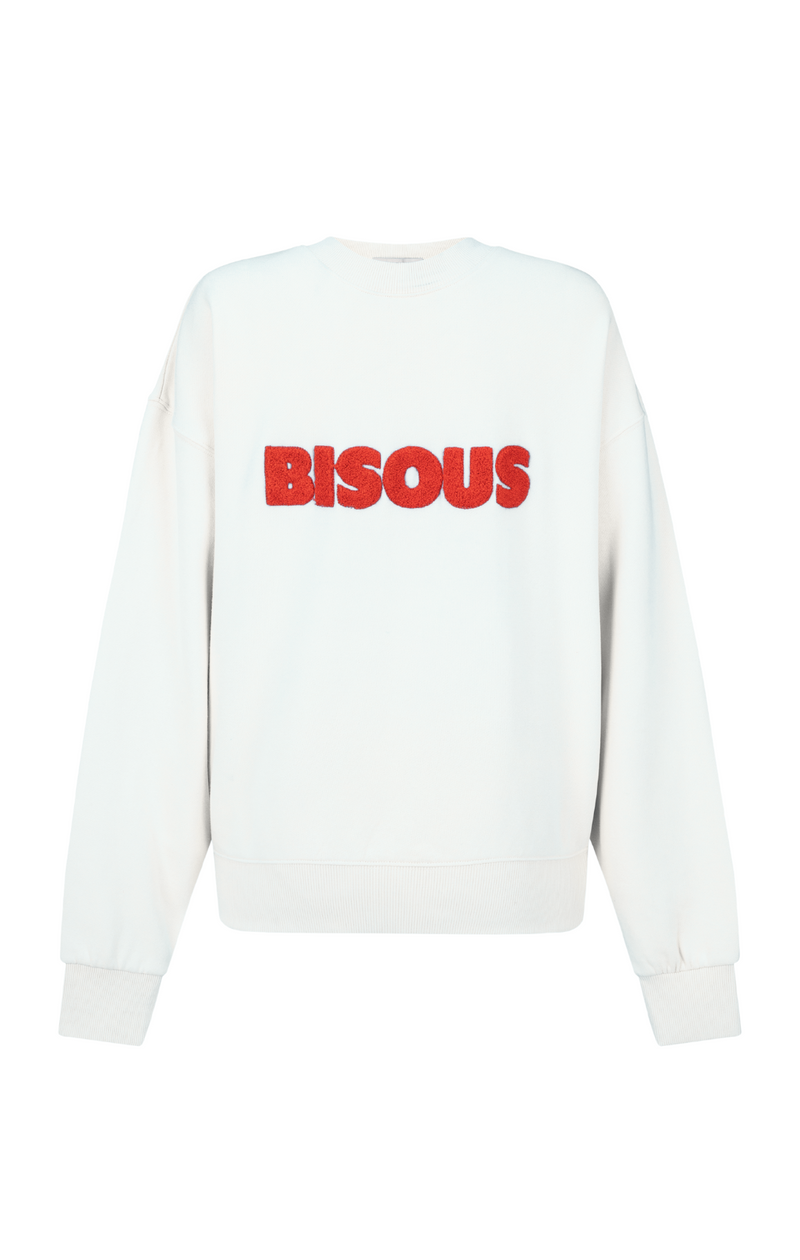 Bisous Sweatshirt Snow