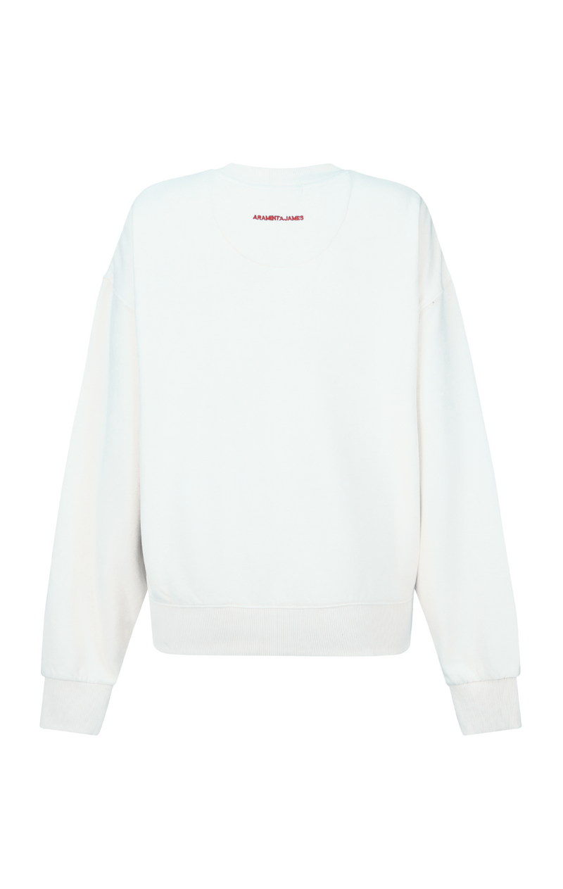 Bisous Sweatshirt Snow