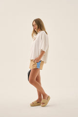 AJJA Oversized Tee Snow