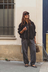 Bisous Trackpant Washed Black