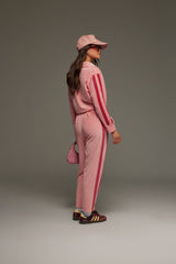 Mara Velour Sweater Blush