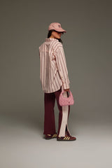 Alpine Cotton Stripe Shirt Light Blush