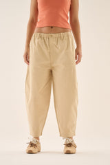 AJ Barrel Pant Sand