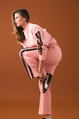 AJ Logo Stripe Trackpant Rose Quartz