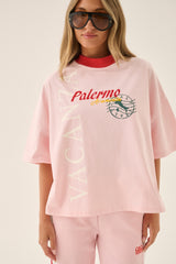 Vacanza Short Sleeve Tee Ballet Pink
