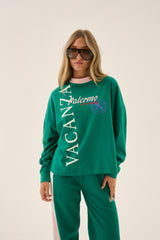 Vacanza Long Sleeve Tee Sea Green