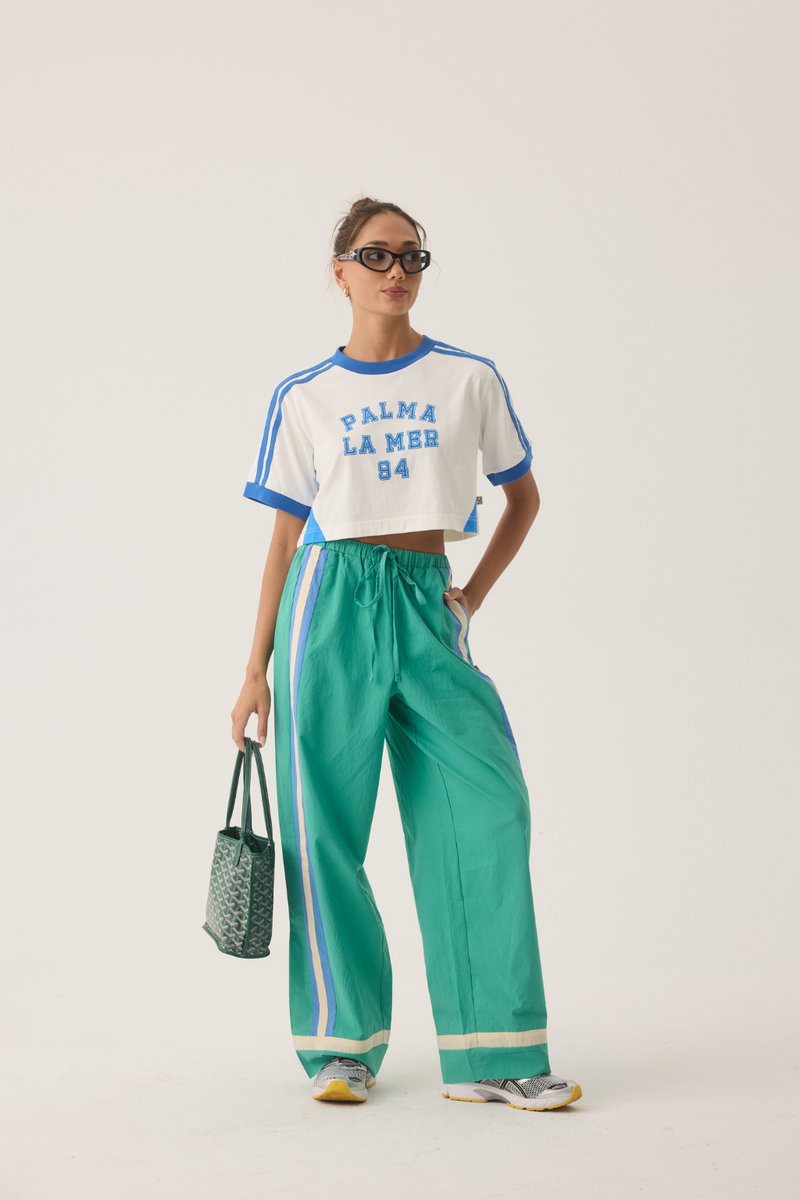 Palma Cropped Tee Snow