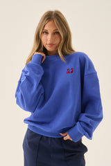 A James Sweatshirt Cobalt Blue