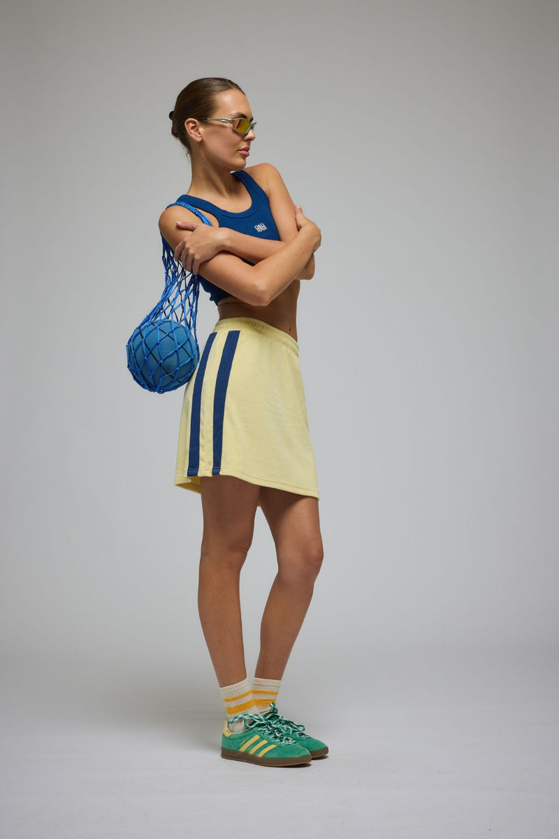 Voyage Terry Skirt Lemon Cream