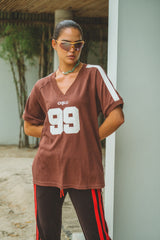 Chilli 99 Waffle Tee Mocha
