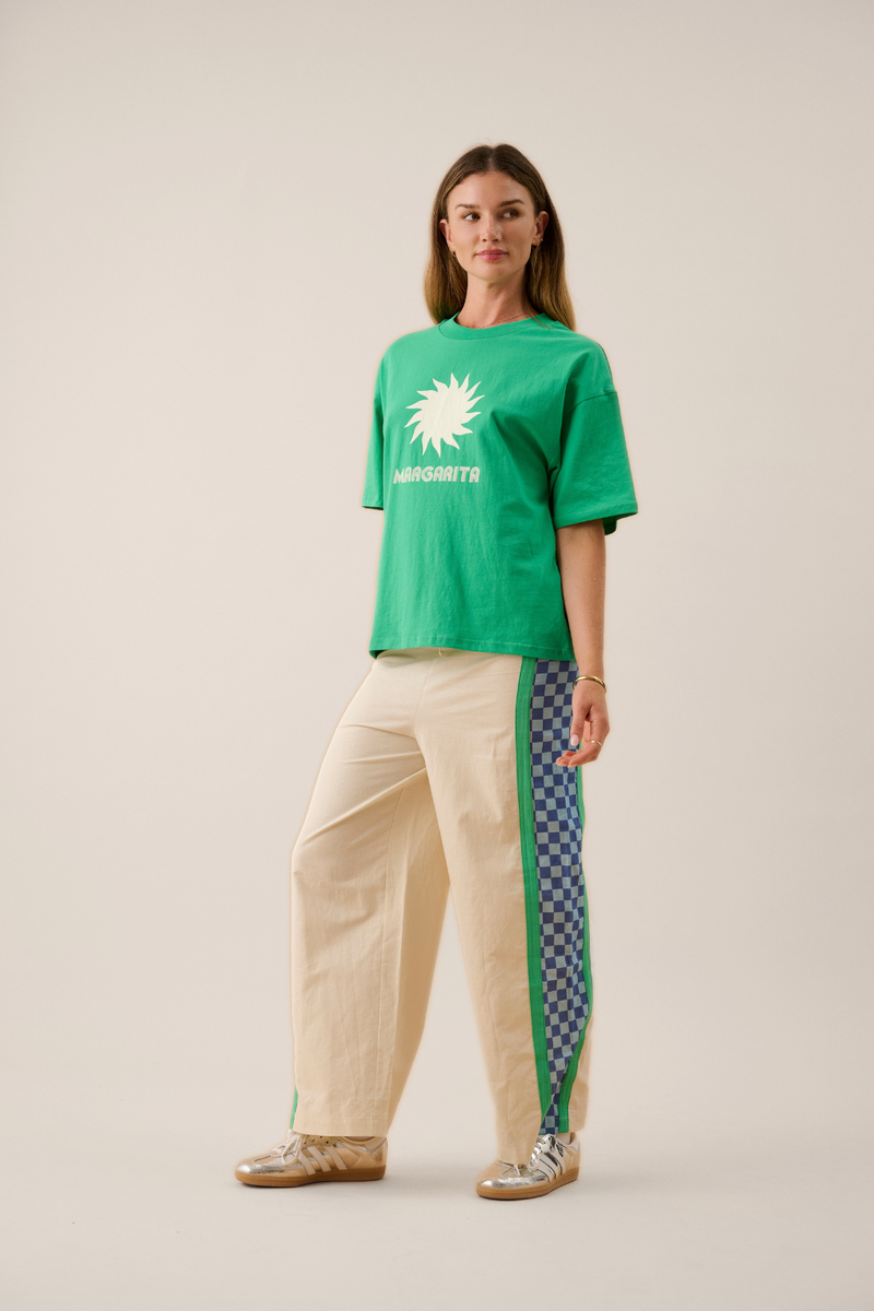 Margarita Oversized Tee Tropical Green
