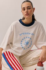 Speedway Oversized Tee Snow