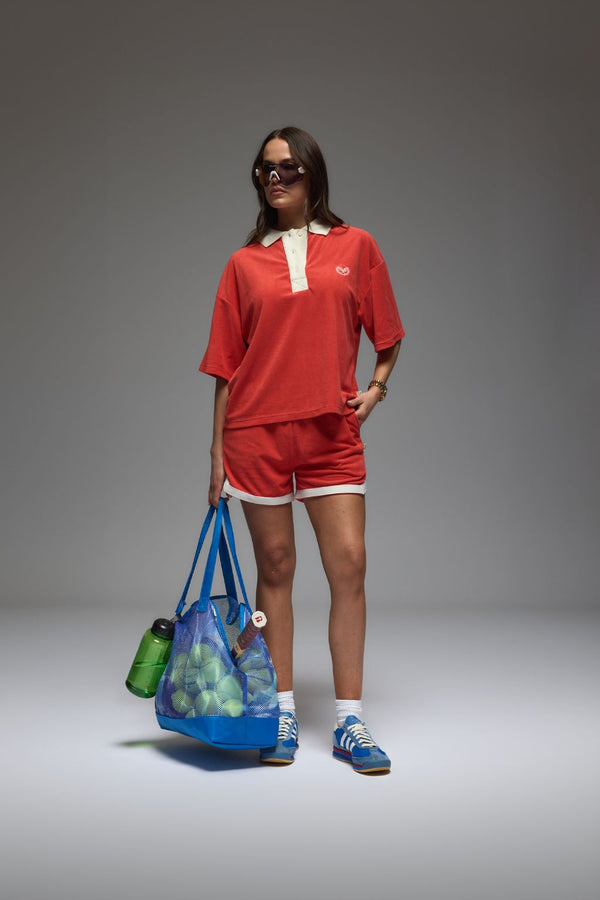 Marseille Terry Set Coral